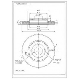 ΔΙΣΚΟΠΛΑΚΑ (ΜΠΡΟΣΤΑ) - FORD