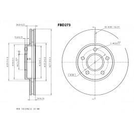 ΔΙΣΚΟΠΛΑΚΑ (ΜΠΡΟΣΤΑ) - FORD