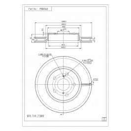 ΔΙΣΚΟΠΛΑΚΑ (ΜΠΡΟΣΤΑ) - TOYOTA