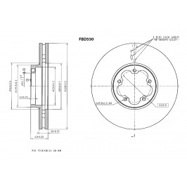 ΔΙΣΚΟΠΛΑΚΑ (ΜΠΡΟΣΤΑ) - FORD