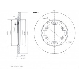 ΔΙΣΚΟΠΛΑΚΑ (ΠΙΣΩ) - FORD