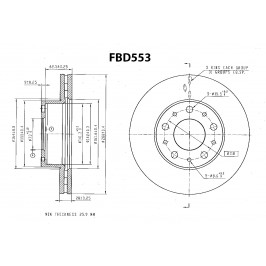 ΔΙΣΚΟΠΛΑΚΑ (ΜΠΡΟΣΤΑ) -CITROEN,PEUGEOT