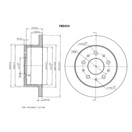 ΔΙΣΚΟΠΛΑΚΑ (ΠΙΣΩ) -CITROEN,PEUGEOT