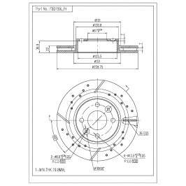 ΔΙΣΚΟΠΛΑΚΑ (ΜΠΡΟΣΤΑ ΑΡΙΣΤΕΡΑ ΔΙΑΤΡΗΤΗ) - NISSAN,RENAULT