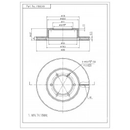 ΔΙΣΚΟΠΛΑΚΑ (ΜΠΡΟΣΤΑ) - TOYOTA,VW