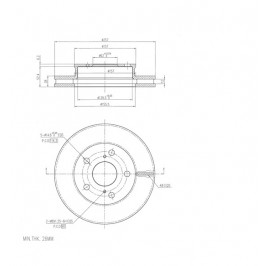 ΔΙΣΚΟΠΛΑΚΑ (ΜΠΡΟΣΤΑ) - TOYOTA