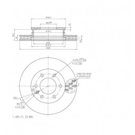 ΔΙΣΚΟΠΛΑΚΑ (ΜΠΡΟΣΤΑ) - MERCEDES,VW