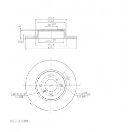 ΔΙΣΚΟΠΛΑΚΑ (ΜΠΡΟΣΤΑ) - OPEL,SUZUKI