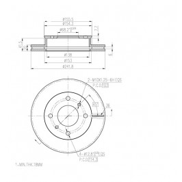 ΔΙΣΚΟΠΛΑΚΑ (ΜΠΡΟΣΤΑ) - NISSAN