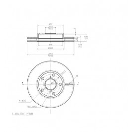 ΔΙΣΚΟΠΛΑΚΑ (ΜΠΡΟΣΤΑ) - TOYOTA