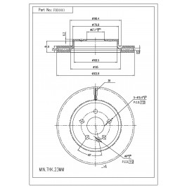 ΔΙΣΚΟΠΛΑΚΑ (ΜΠΡΟΣΤΑ) - MERCEDES