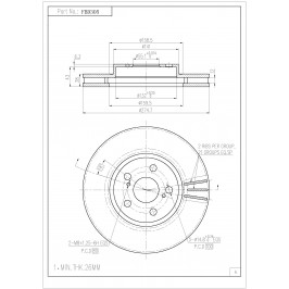 ΔΙΣΚΟΠΛΑΚΑ (ΜΠΡΟΣΤΑ) - TOYOTA