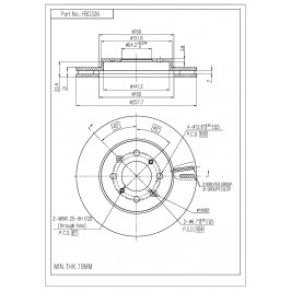 ΔΙΣΚΟΠΛΑΚΑ (ΜΠΡΟΣΤΑ) - HONDA