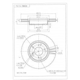 ΔΙΣΚΟΠΛΑΚΑ (ΜΠΡΟΣΤΑ) - HONDA