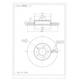 ΔΙΣΚΟΠΛΑΚΑ (ΜΠΡΟΣΤΑ) - FORD