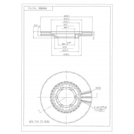 ΔΙΣΚΟΠΛΑΚΑ (ΜΠΡΟΣΤΑ) - MITSUBISHI