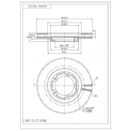 ΔΙΣΚΟΠΛΑΚΑ (ΜΠΡΟΣΤΑ) - MITSUBISHI