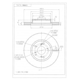 ΔΙΣΚΟΠΛΑΚΑ (ΜΠΡΟΣΤΑ) - HONDA