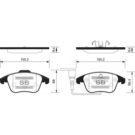 ΔΙΣΚΟΦΡΕΝΑ (ΜΠΡΟΣΤΑ) - AUDI,SEAT,VW