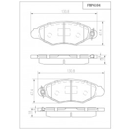 ΔΙΣΚΟΦΡΕΝΑ (ΜΠΡΟΣΤΑ) - CITROEN,PEUGEOT