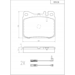 ΔΙΣΚΟΦΡΕΝΑ (ΜΠΡΟΣΤΑ) - MERCEDES