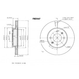 ΔΙΣΚΟΠΛΑΚΑ (ΜΠΡΟΣΤΑ) - KIA