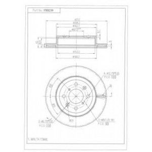 ΔΙΣΚΟΠΛΑΚΑ (ΜΠΡΟΣΤΑ) - OPEL,SUBARU,SUZUKI