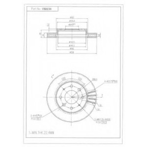 ΔΙΣΚΟΠΛΑΚΑ (ΜΠΡΟΣΤΑ) - HYUNDAI,KIA,MITSUBISHI,VOLVO