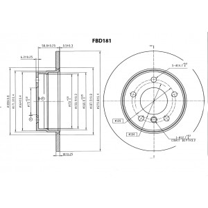 ΔΙΣΚΟΠΛΑΚΑ (ΠΙΣΩ) - BMW
