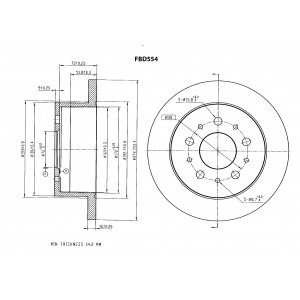 ΔΙΣΚΟΠΛΑΚΑ (ΠΙΣΩ) -CITROEN,PEUGEOT