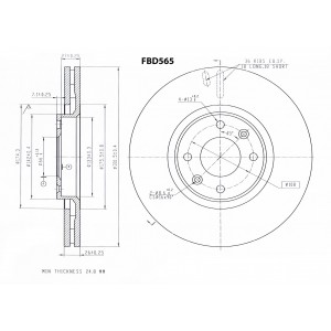 ΔΙΣΚΟΠΛΑΚΑ (ΜΠΡΟΣΤΑ) -CITROEN, PEUGEOT