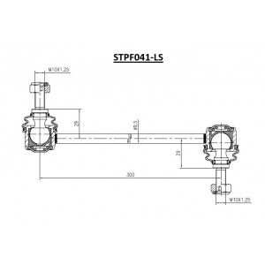 ΜΠΑΡΑΚΙ ΖΑΜΦΟΡ Ε Α/Δ CITROEN,PEUGEOT 306