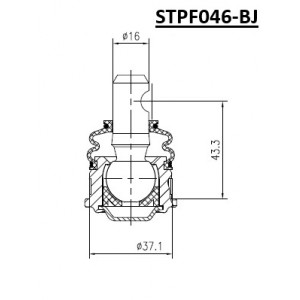 ΜΠΑΛΑΚΙ ΕΜΠΡ Α/Δ ΚΑΤΩ CITR. SAXO, PEUGEOT