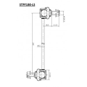 ΜΠΑΡΑΚΙ ΖΑΝΦΟΡ ΕΜΠΡΟΣ ΑΡ/ΔΕΞ OPEL  + i30, KIA