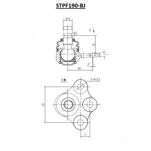 ΜΠΑΛΑΚΙ ΕΜΠΡ.Α/Δ OPEL COMBO/CORSA C