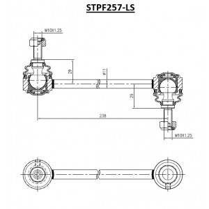 ΜΠΑΡΑΚΙ ΖΑΝΦΟΡ EM Δ/Α FORD TOURNEO,TRANS