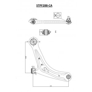 ΨΑΛΙΔΙ ΕΜΠΡ ΑΡ ΚΑΤ FORD FIESTA VI, MAZDA
