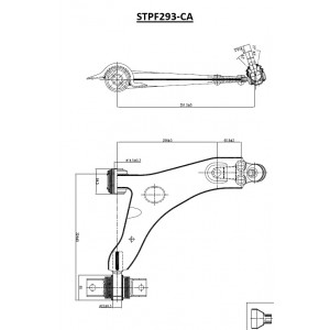 ΨΑΛΙΔΙ ΕΜΡΟΣ ΔΕΞΙ ΚΑΤΩ FORD FOCUS 98-07