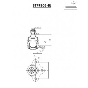 ΕΜΠΡΟΣ ΜΠΑΛΑΚΙ ΑΝΩ ΑΡ/ΔΕΞ FORD-MAZDA