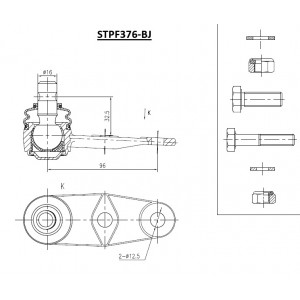 ΜΠΑΛΑΚΙ ΨΑΛΙΔΙΟΥ ΕΜΠΡΟΣ ΑΡ/ΔΕΞ RENAULT