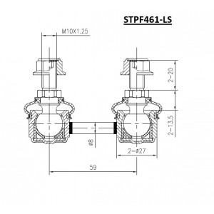 ΜΠΑΡΑΚΙ ΖΑΜΦΟΡ ΕΜΠΡΟΣ Α/Δ TOYOTA