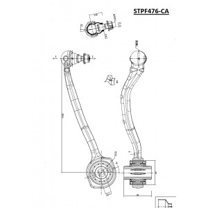 ΨΑΛΙΔΙ ΕΜΠΡΟΣ ΑΡ MERCEDES W203,CL203