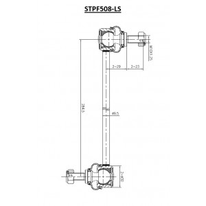 ΜΠΑΡΑΚΙ ΖΑΝΦΟΡ ΕΜΠΡΟΣ Α/Δ TOYOTA