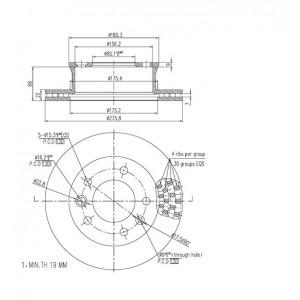 ΔΙΣΚΟΠΛΑΚΑ (ΜΠΡΟΣΤΑ) - MERCEDES,VW