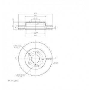 ΔΙΣΚΟΠΛΑΚΑ (ΜΠΡΟΣΤΑ) - TOYOTA