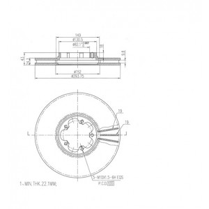 ΔΙΣΚΟΠΛΑΚΑ (ΜΠΡΟΣΤΑ) - FORD