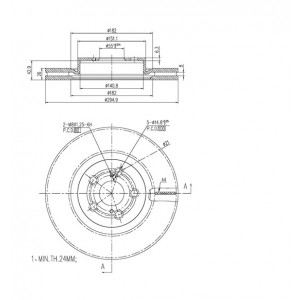 ΔΙΣΚΟΠΛΑΚΑ (ΜΠΡΟΣΤΑ) - TOYOTA
