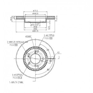 ΔΙΣΚΟΠΛΑΚΑ (ΜΠΡΟΣΤΑ) - HONDA