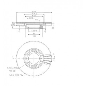 ΔΙΣΚΟΠΛΑΚΑ (ΜΠΡΟΣΤΑ) - FORD
