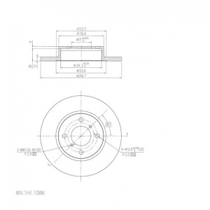 ΔΙΣΚΟΠΛΑΚΑ (ΜΠΡΟΣΤΑ) - OPEL,SUZUKI